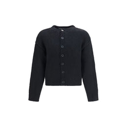 Our Legacy Strickjacke aus schwarzer Wolle Oves Aries