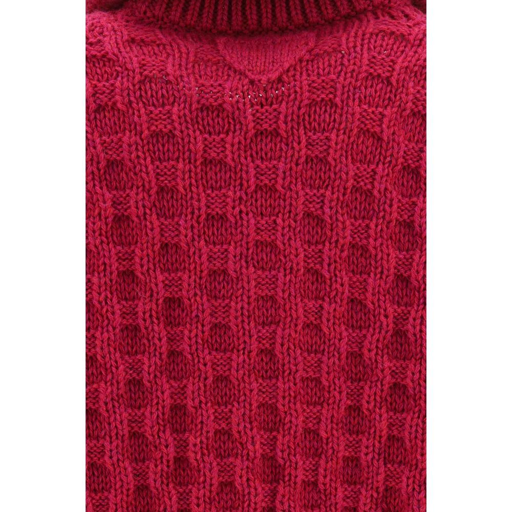 Prada Mehrfarbige Strickjacke aus Wolle Oves Aries