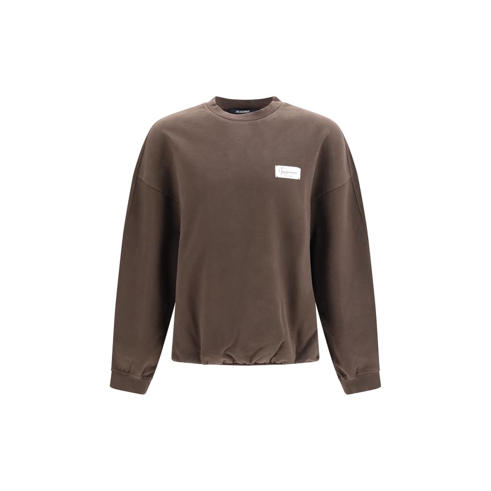 Jacquemus Brauner Baumwoll-Sweatshirt