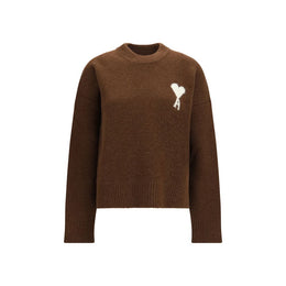 Ami Paris Brauner Alpaka Vicugna Pacos Pullover