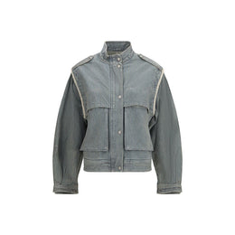 Isabel Marant Étoile Blaue Baumwolljacke