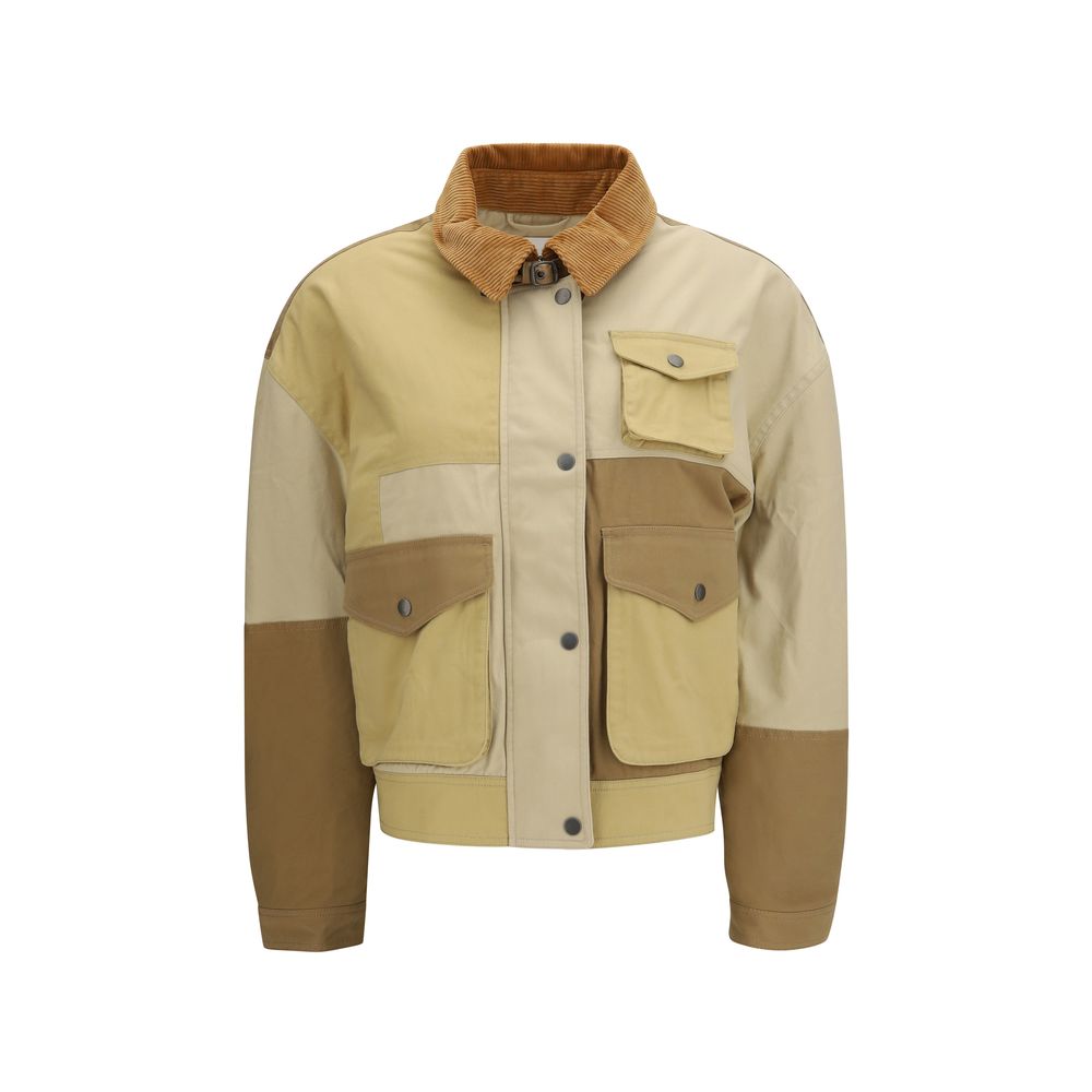 Isabel Marant Étoile Beige Baumwolljacke in voller Länge