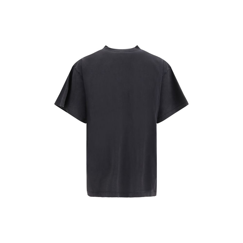 Balenciaga Graues Baumwoll-T-Shirt