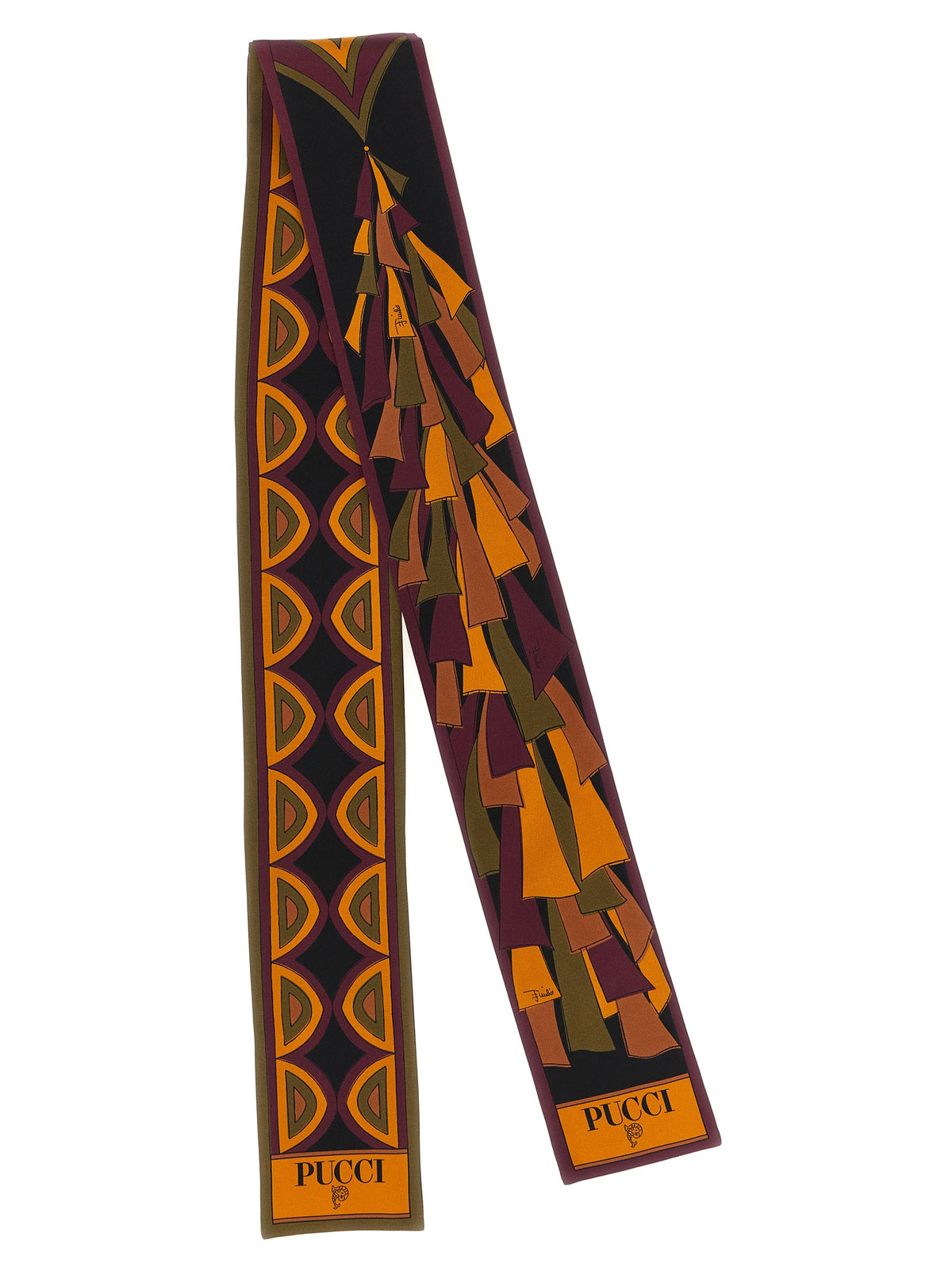 Emilio Pucci Mehrfarbiger Seidenschal