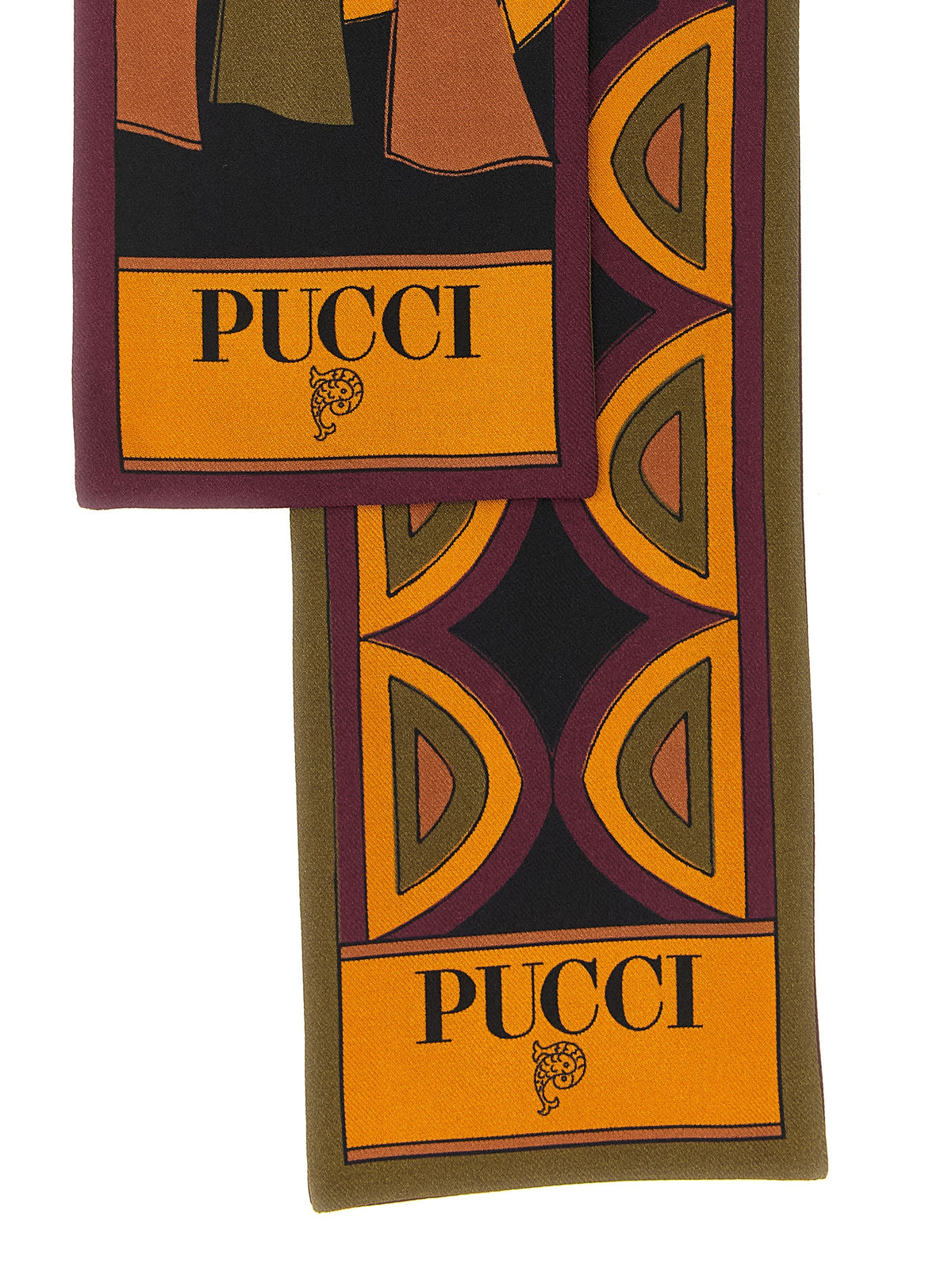 Emilio Pucci Mehrfarbiger Seidenschal