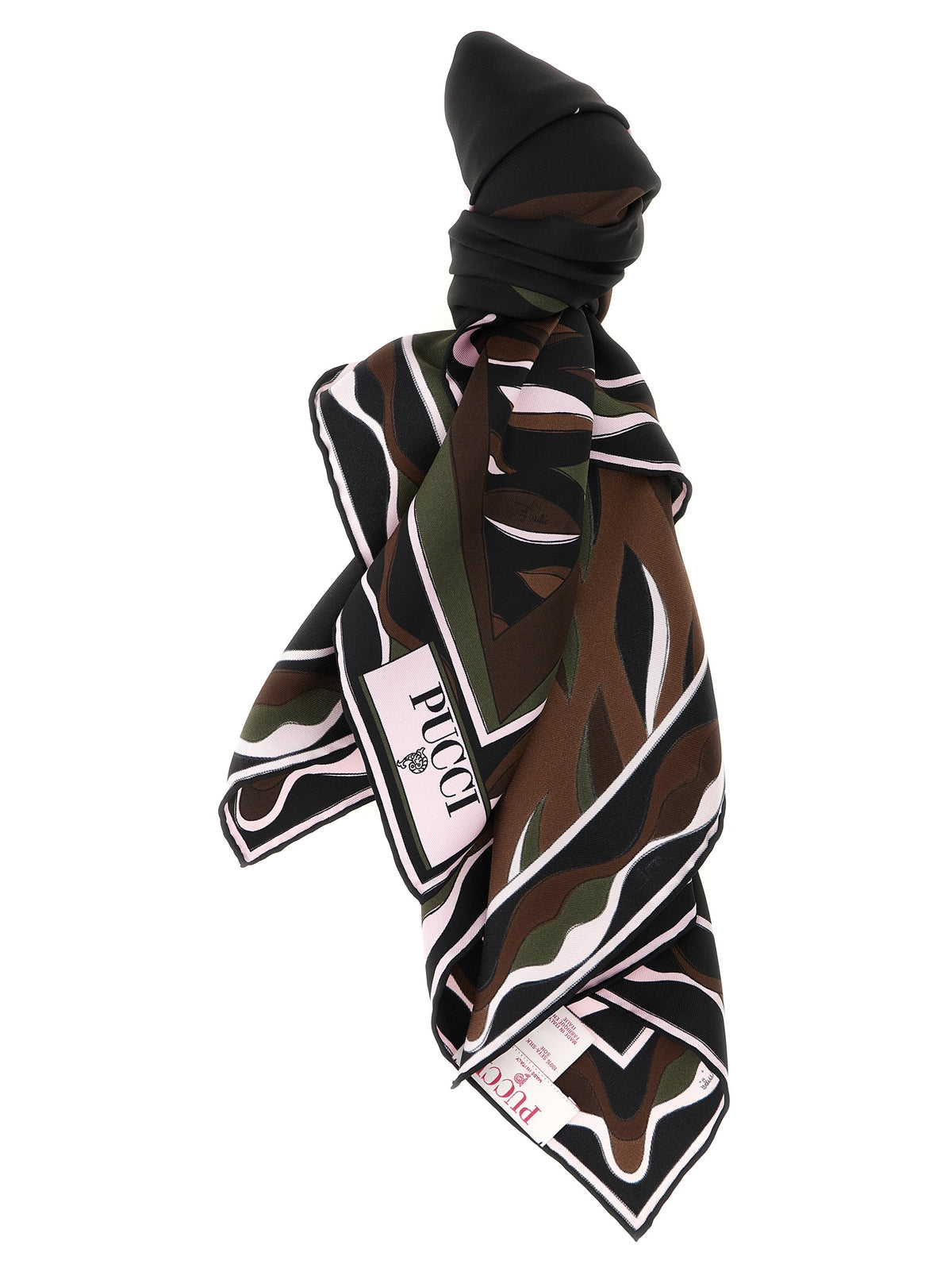 Emilio Pucci Mehrfarbiger Seidenschal