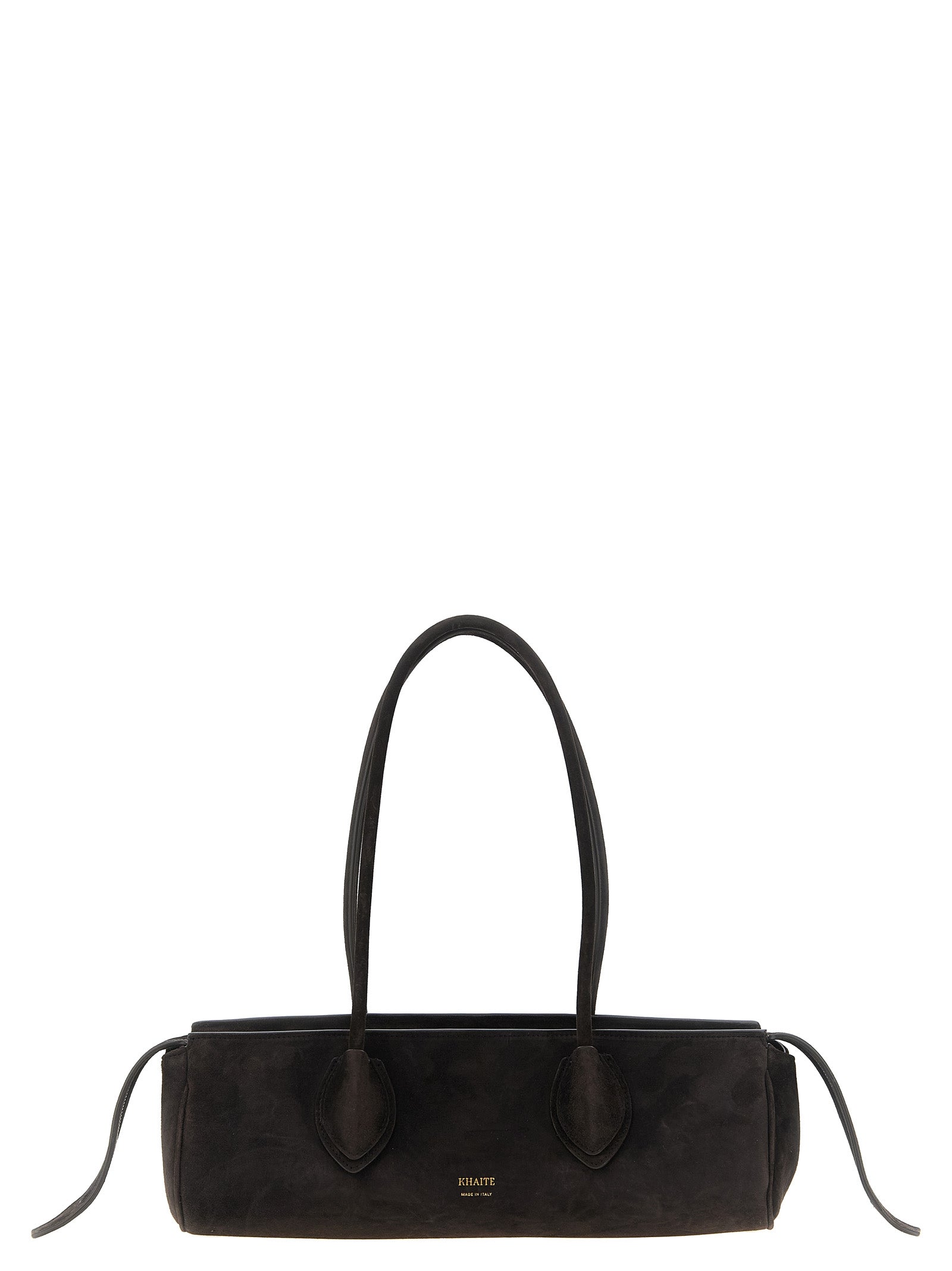 Khaite Braunes Kalbsleder Damen Crossbody Tasche
