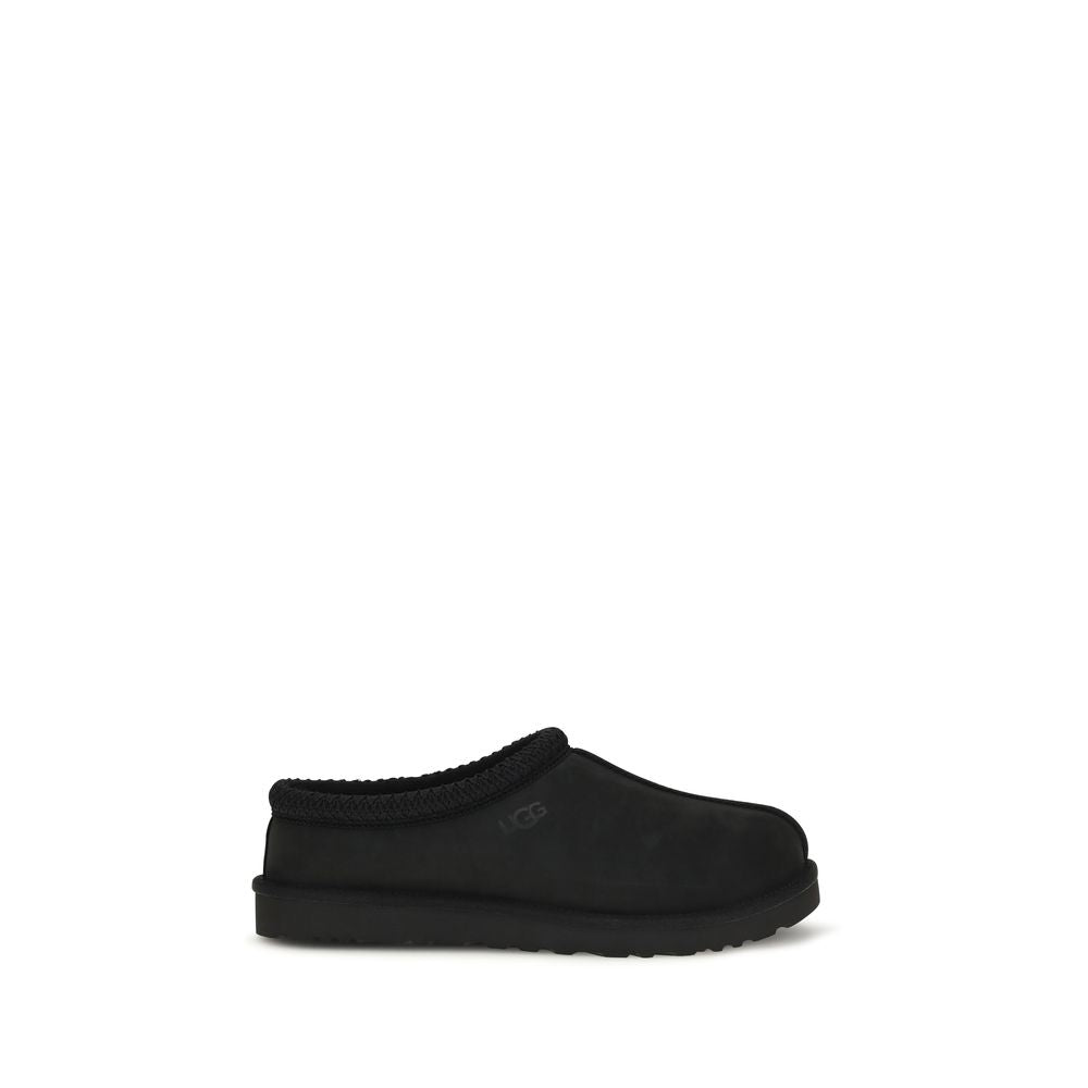 UGG Schwarze Clogs aus Nubukleder