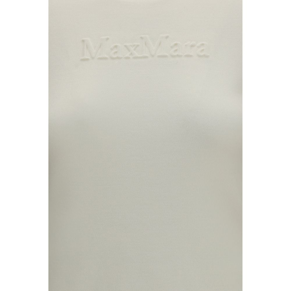 Max Mara Weißes Sweatshirt aus Wolle Oves Aries
