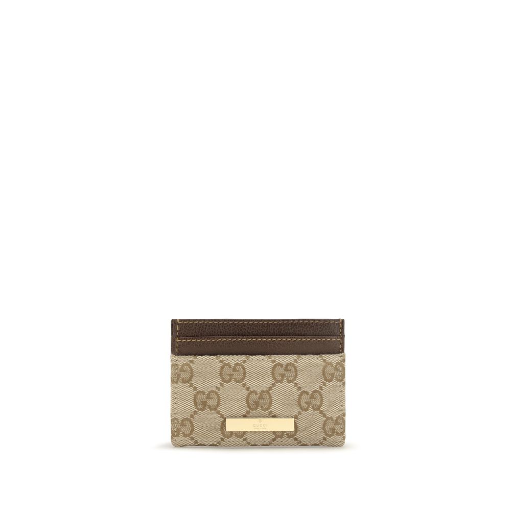 Gucci Beige Stoff-Portemonnaie