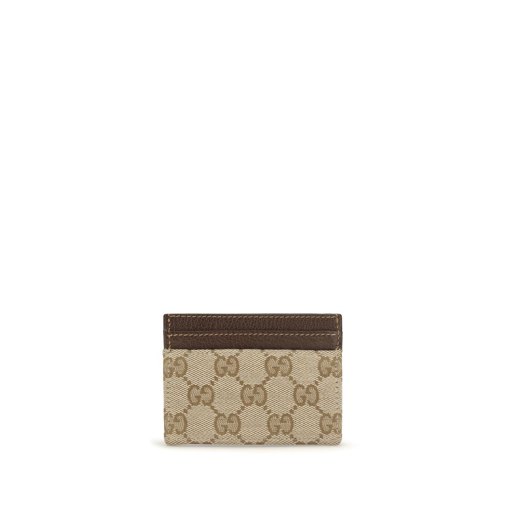 Gucci Beige Stoff-Portemonnaie