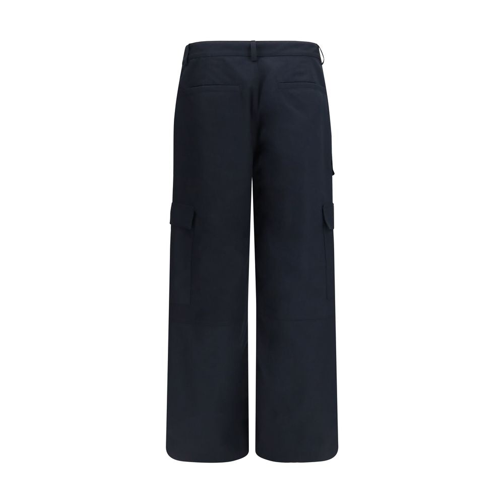 Balenciaga Schwarze Cargo-Hose aus Baumwolle