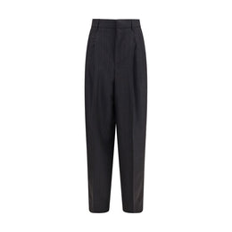 Ami Paris Schwarze Wollhose Oves Aries