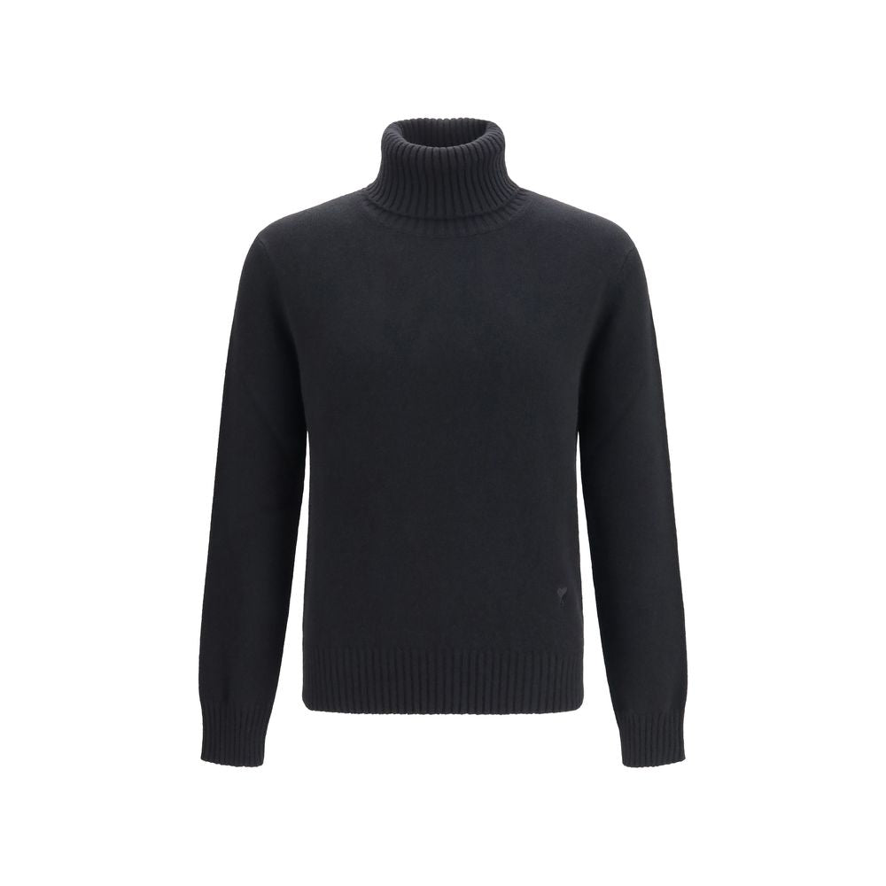 Ami Paris Pullover aus Wolle Oves Aries in Schwarz