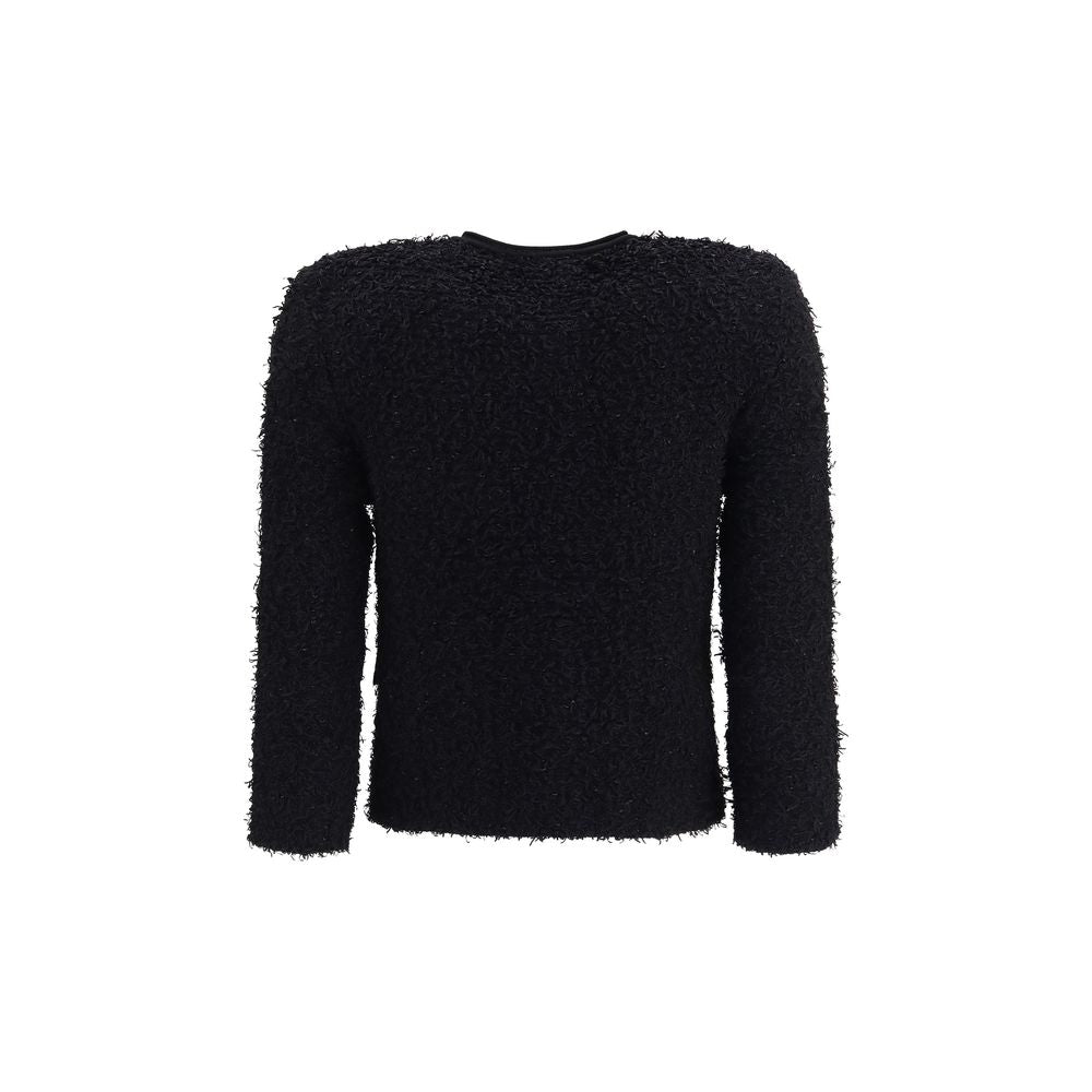 Balmain Schwarze Viskose-Blazerjacke