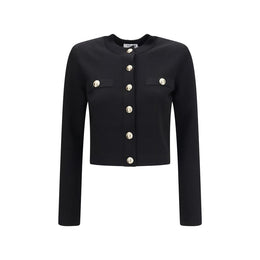 Balmain Schwarzer Cardigan aus Viskose