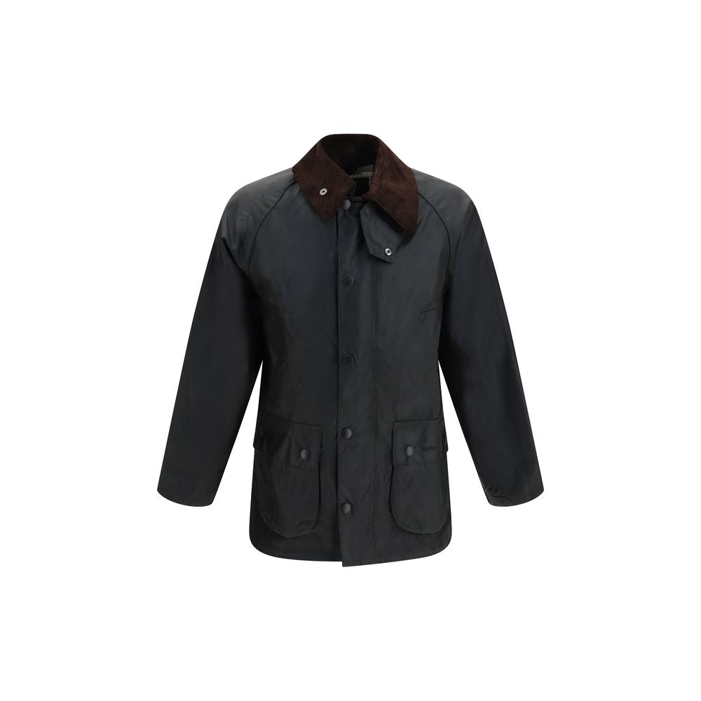 Barbour Schwarze Baumwoll-Shell-Jacke