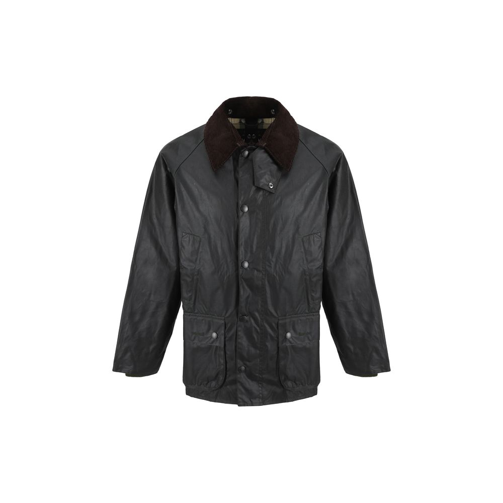 Barbour Schwarze Baumwoll-Shell-Jacke
