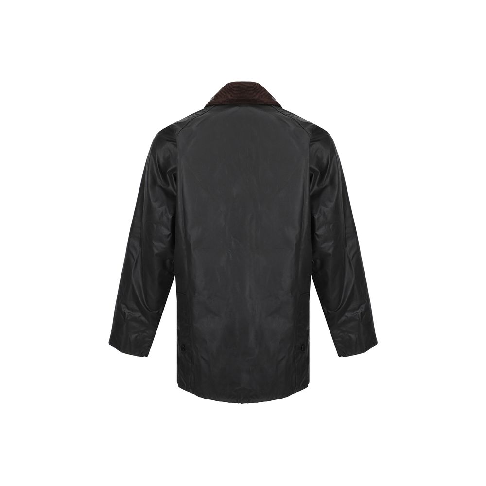 Barbour Schwarze Baumwoll-Shell-Jacke