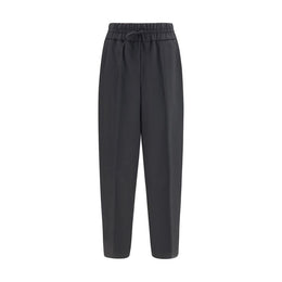 Ami Paris Schwarze Wollhose Oves Aries Casual Pants