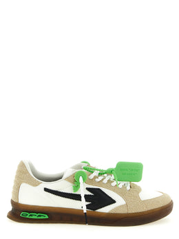 Off-White Mehrfarbige Nylon-Athletik-Sneaker