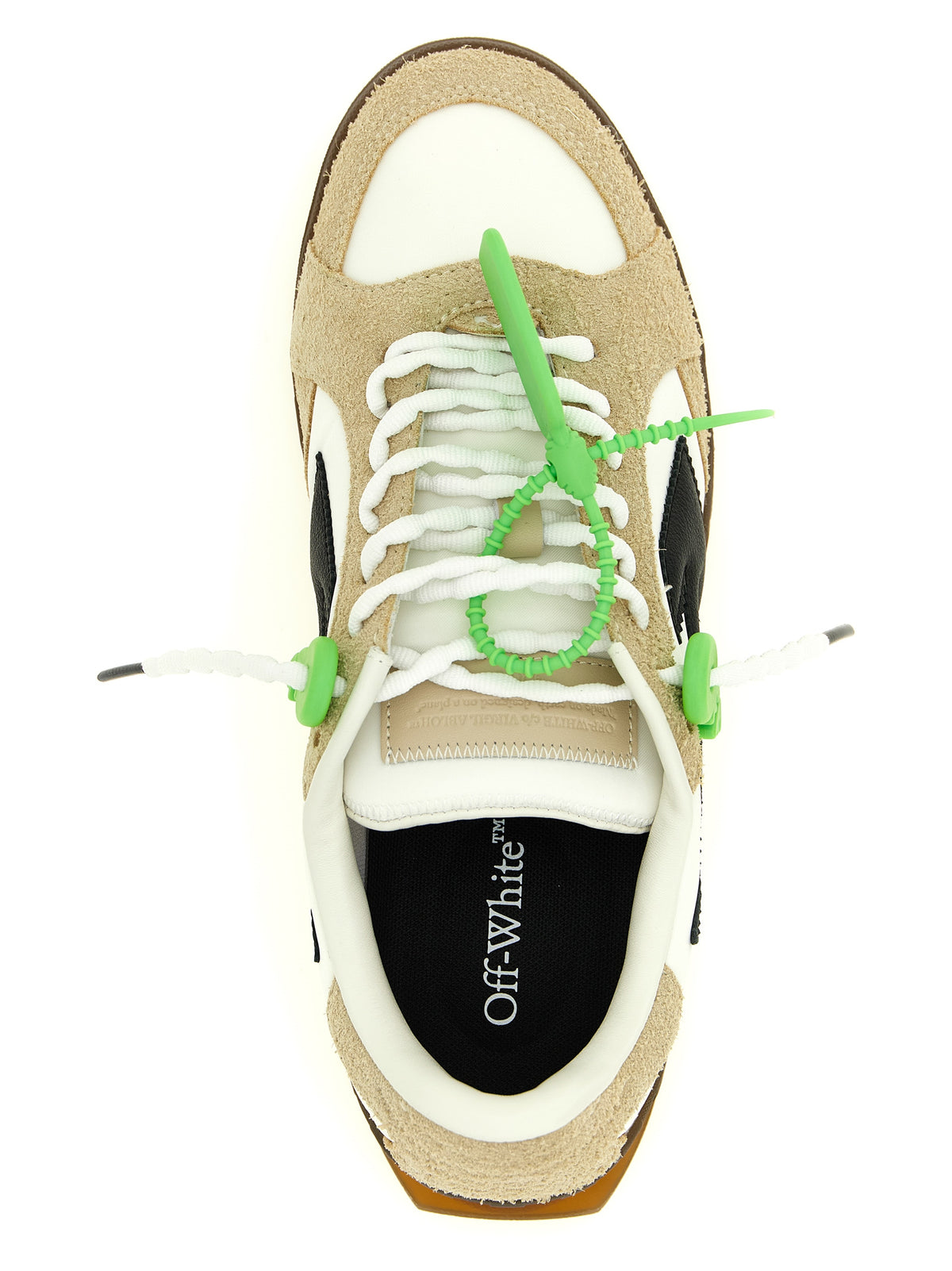 Off-White Mehrfarbige Nylon-Athletik-Sneaker