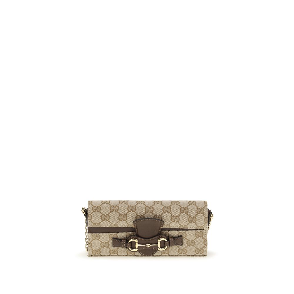 Gucci Beige Stoff-Portemonnaie