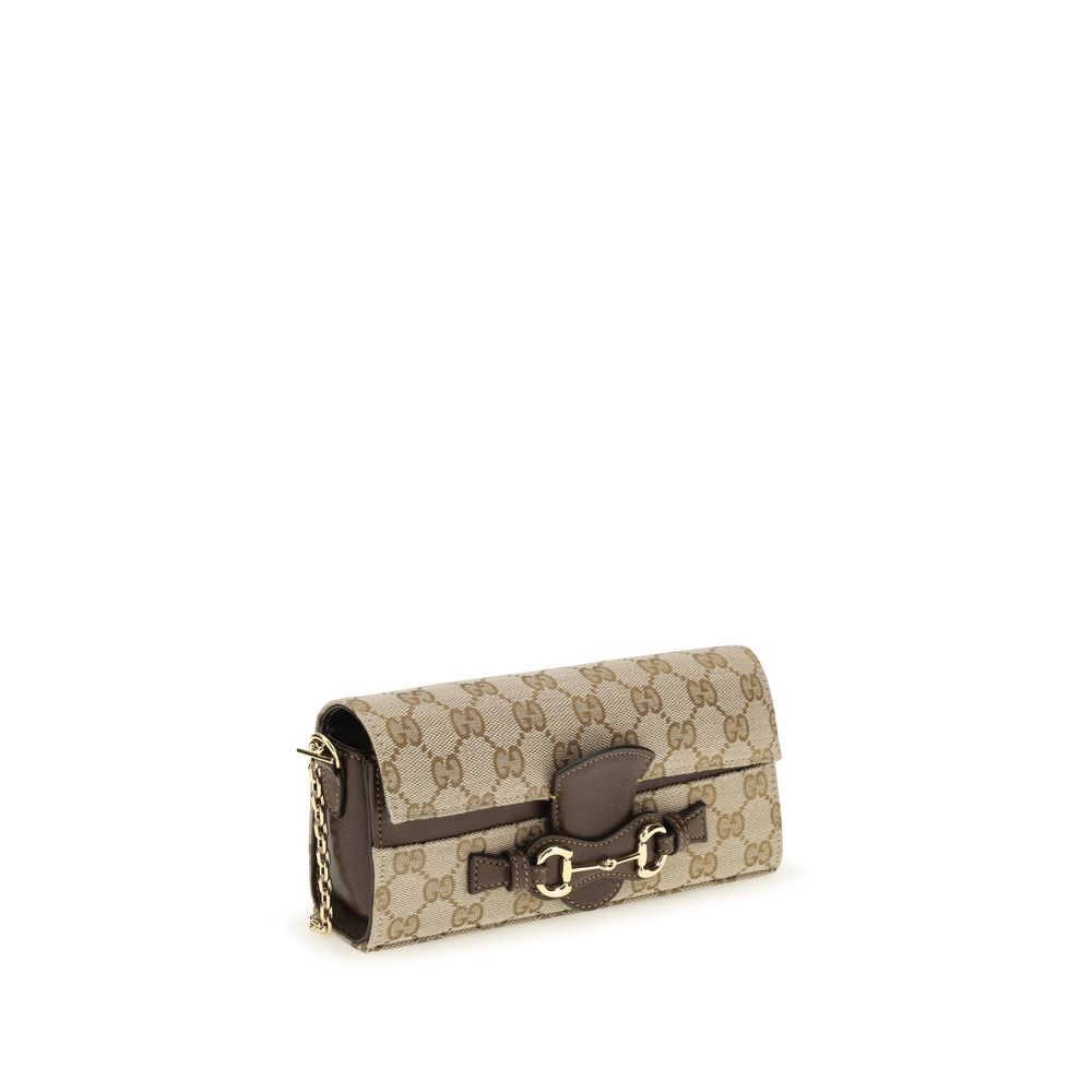 Gucci Beige Stoff-Portemonnaie