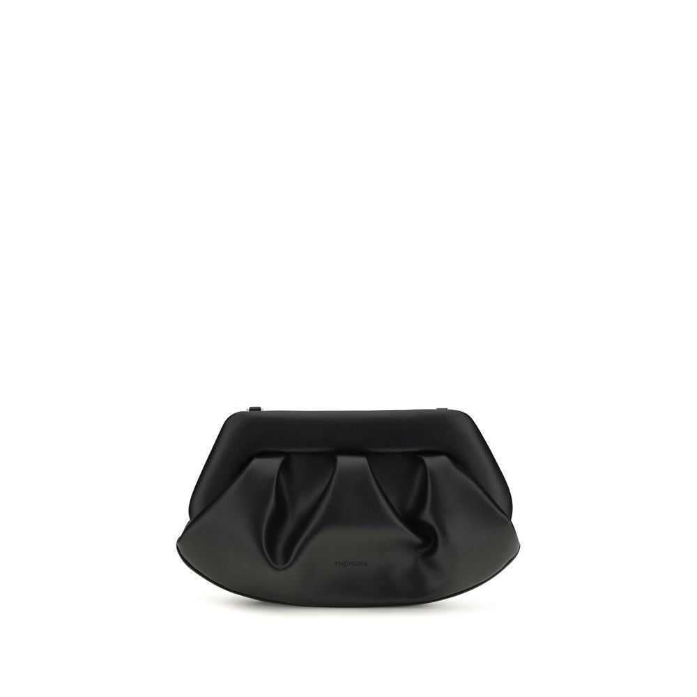 THEMOIRè Schwarze Schultertasche aus recyceltem Leder