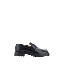 Maison Margiela Schwarze "Bos Taurus" Kalbsleder Loafer zum Hineinschlüpfen