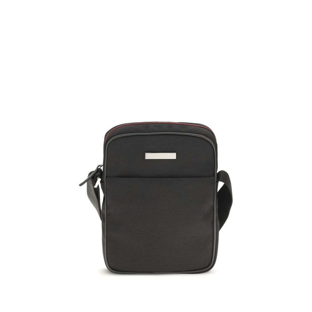 Gucci Schwarze Stoffhandtasche