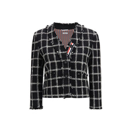 Thom Browne Schwarze Baumwolljacke