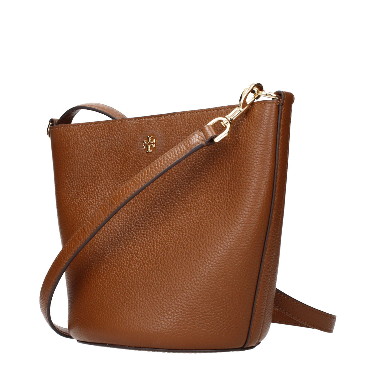 Tory Burch Braune Leder Umhängetasche