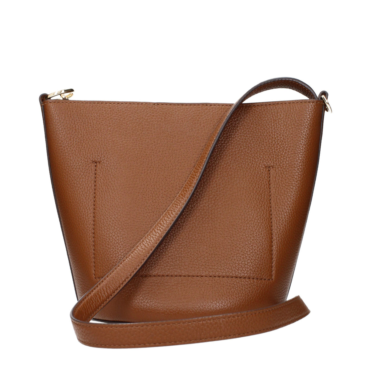 Tory Burch Braune Leder Umhängetasche