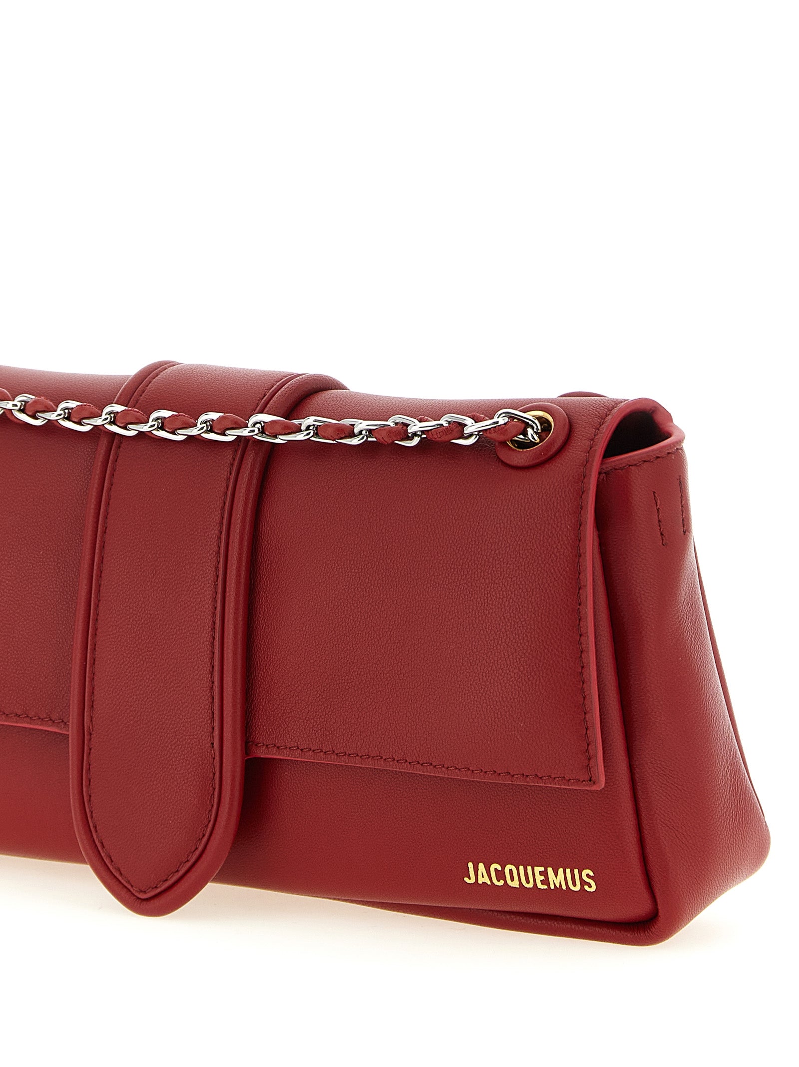 Jacquemus Rote Lammleder-Schultertasche
