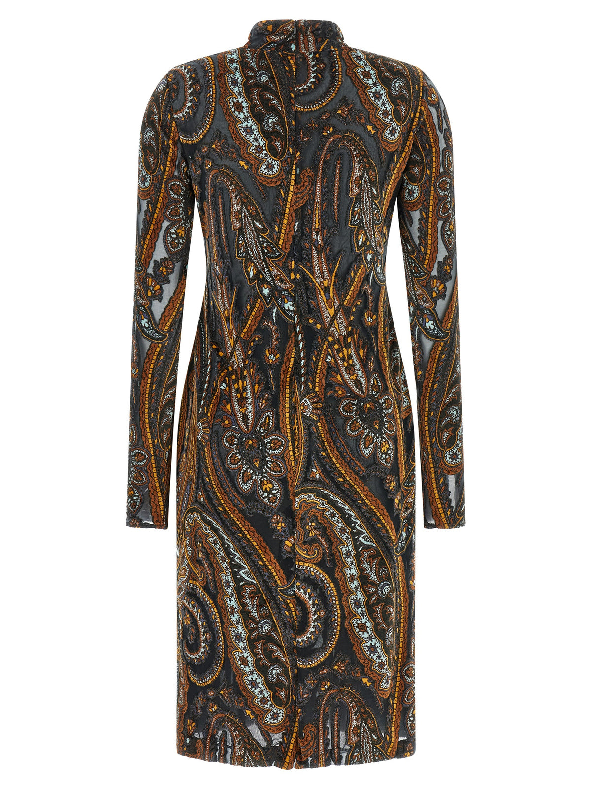 Etro Kurzes Kleid aus Viskose in Multicolor