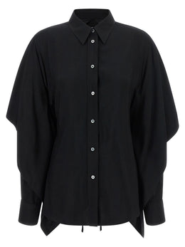 Maison Margiela Schwarze Viskosebluse