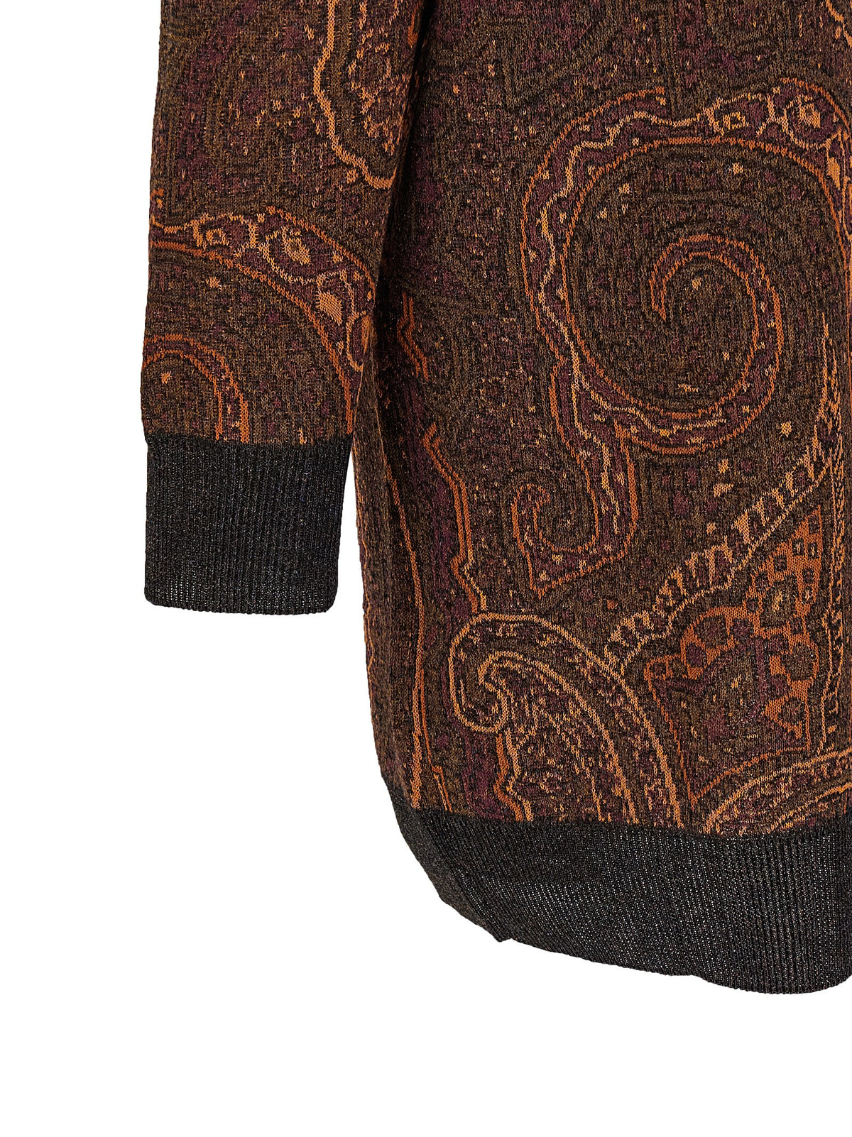 Etro Brauner Viskose-Cardigan