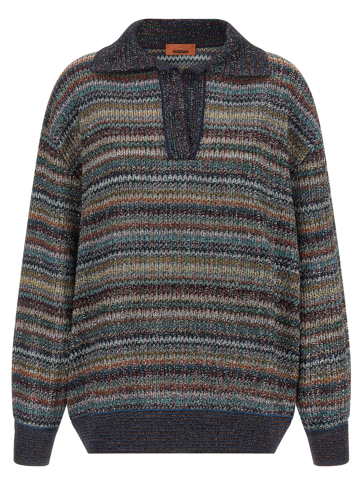 Missoni Mehrfarbiges Poloshirt aus Viskose