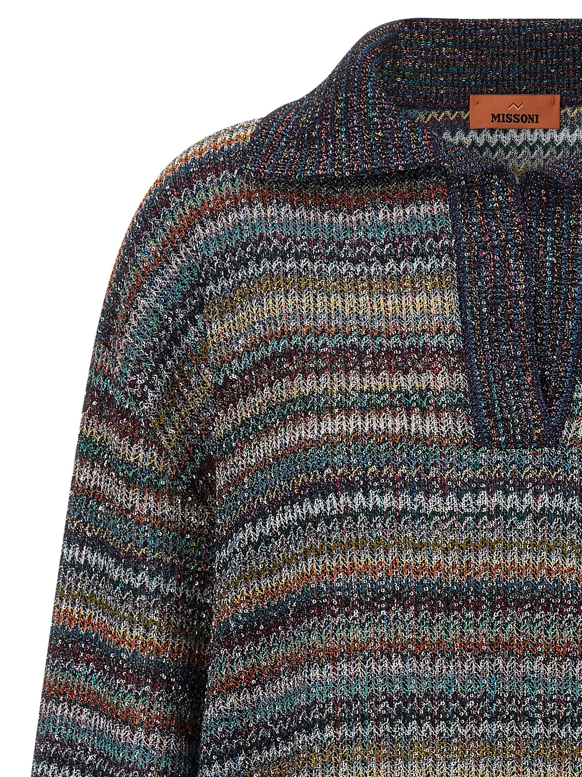 Missoni Mehrfarbiges Poloshirt aus Viskose