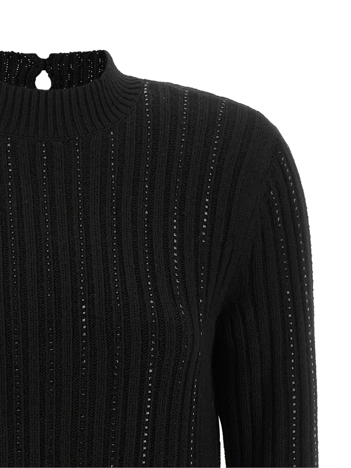 Twinset Schwarzes Viskose-Kurzkleid