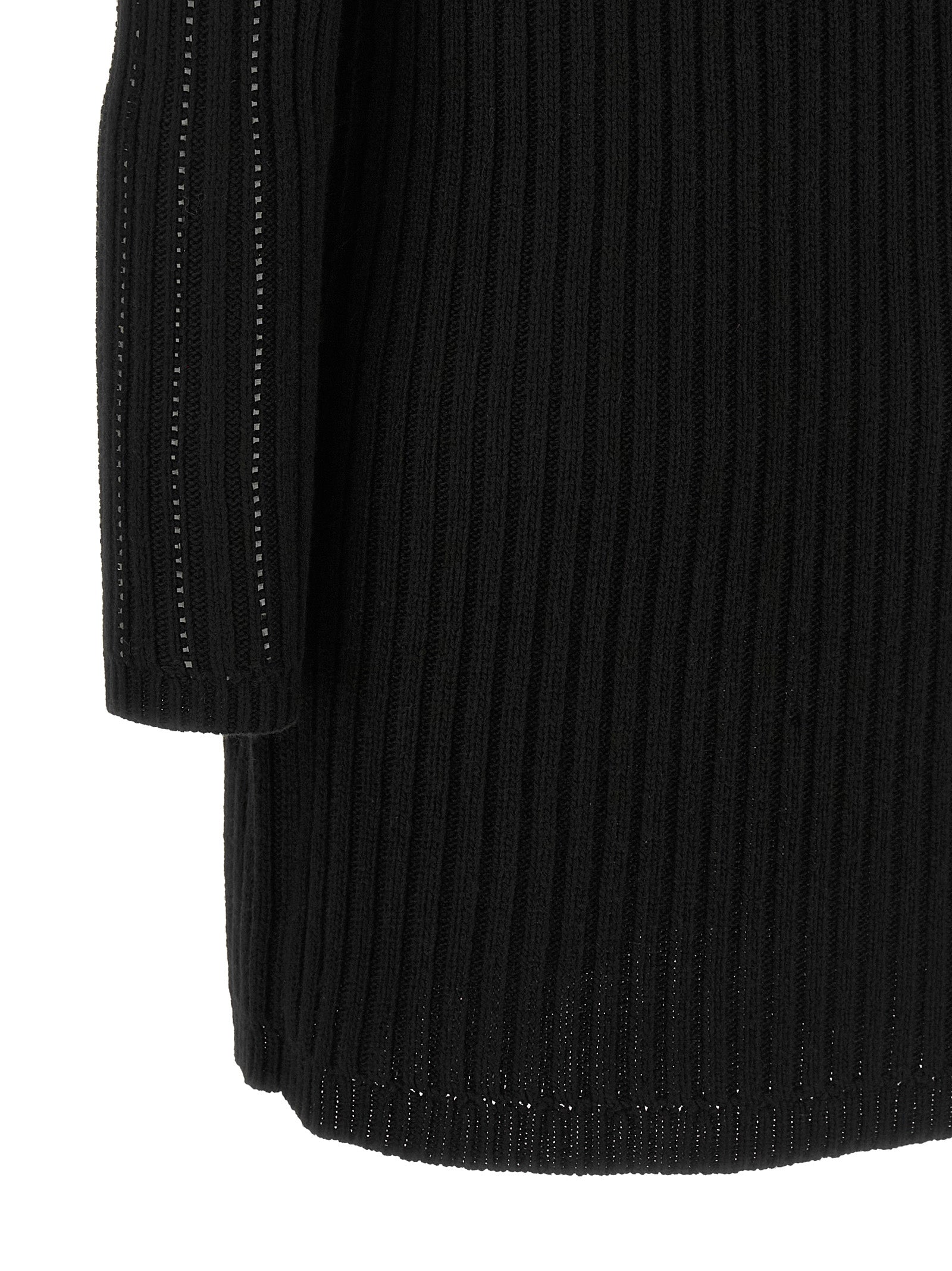 Twinset Schwarzes Viskose-Kurzkleid