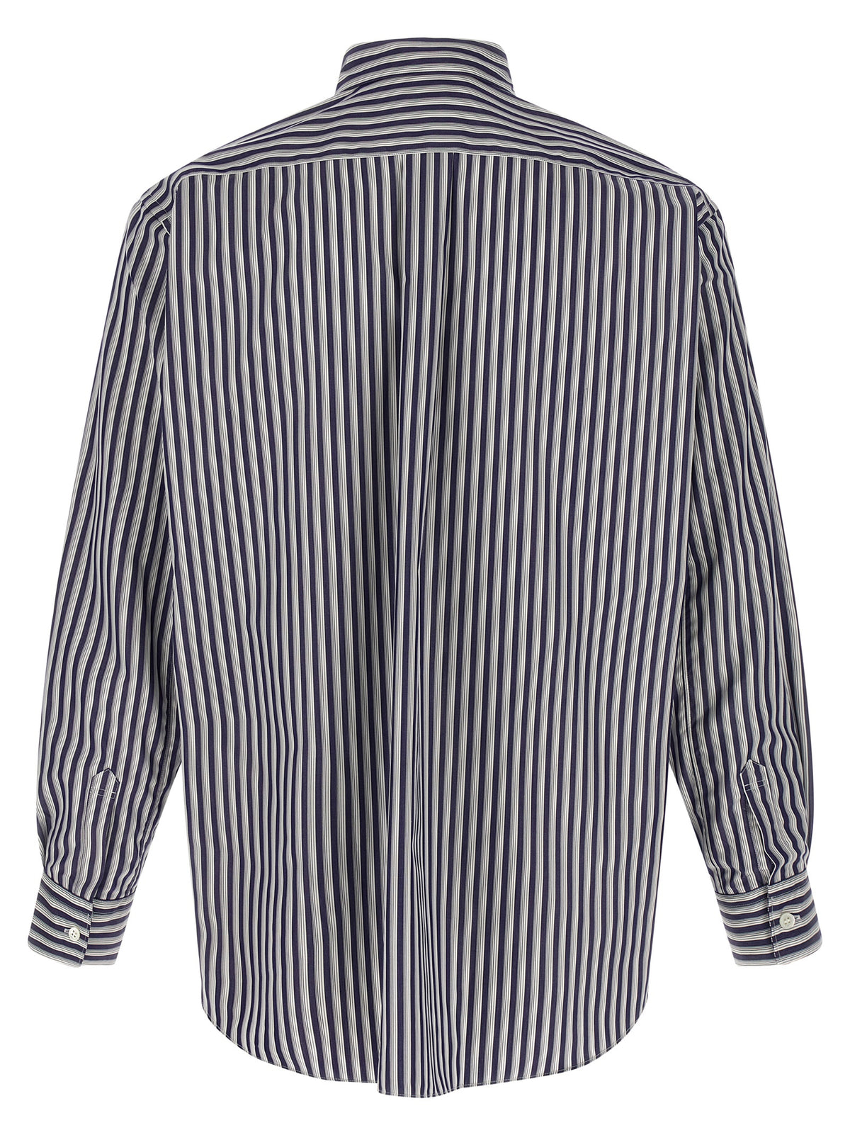 Comme Des Garçons Blaue Baumwollbluse