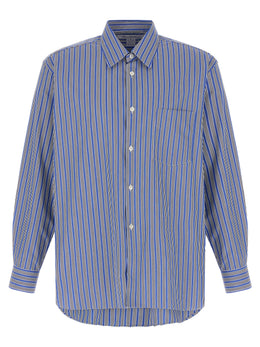 Comme Des Garçons Blaue Baumwollbluse