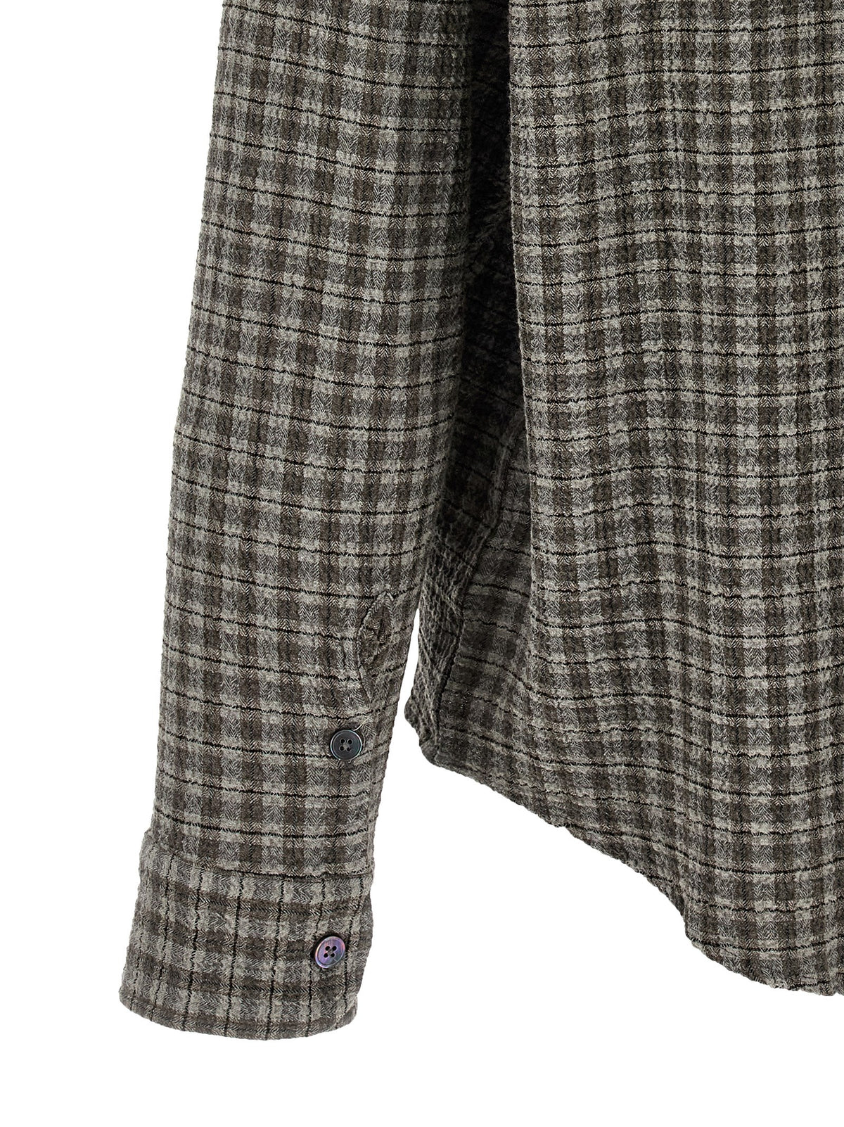 MFPEN Graue Bluse aus reiner Schurwolle