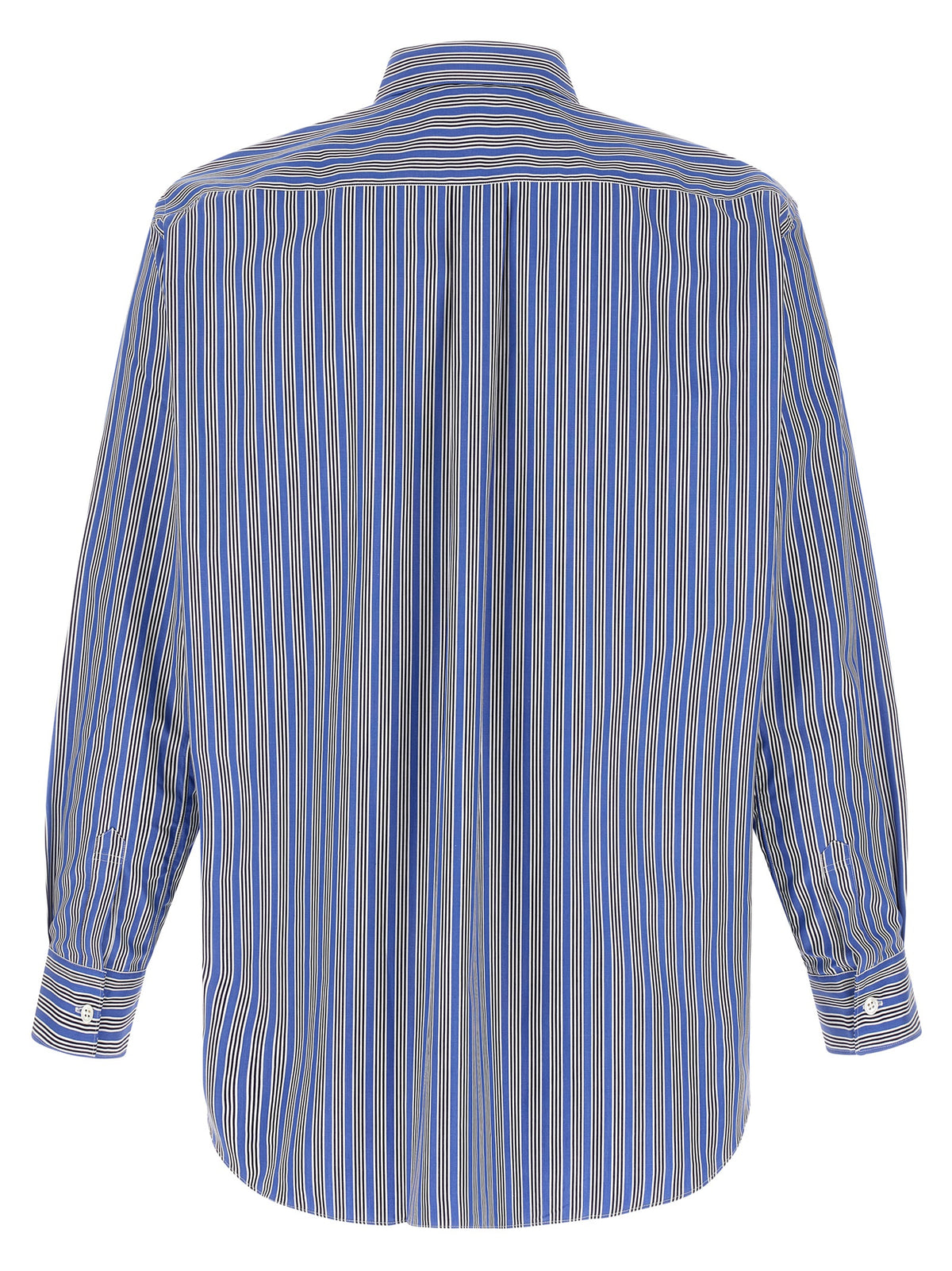 Comme Des Garçons Blaue Baumwollbluse
