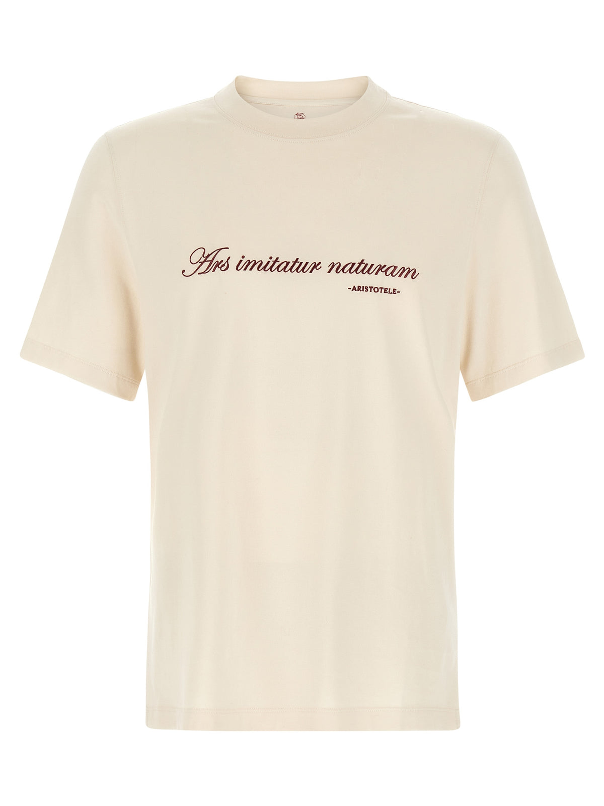 Brunello Cucinelli Weißes Baumwoll-T-Shirt