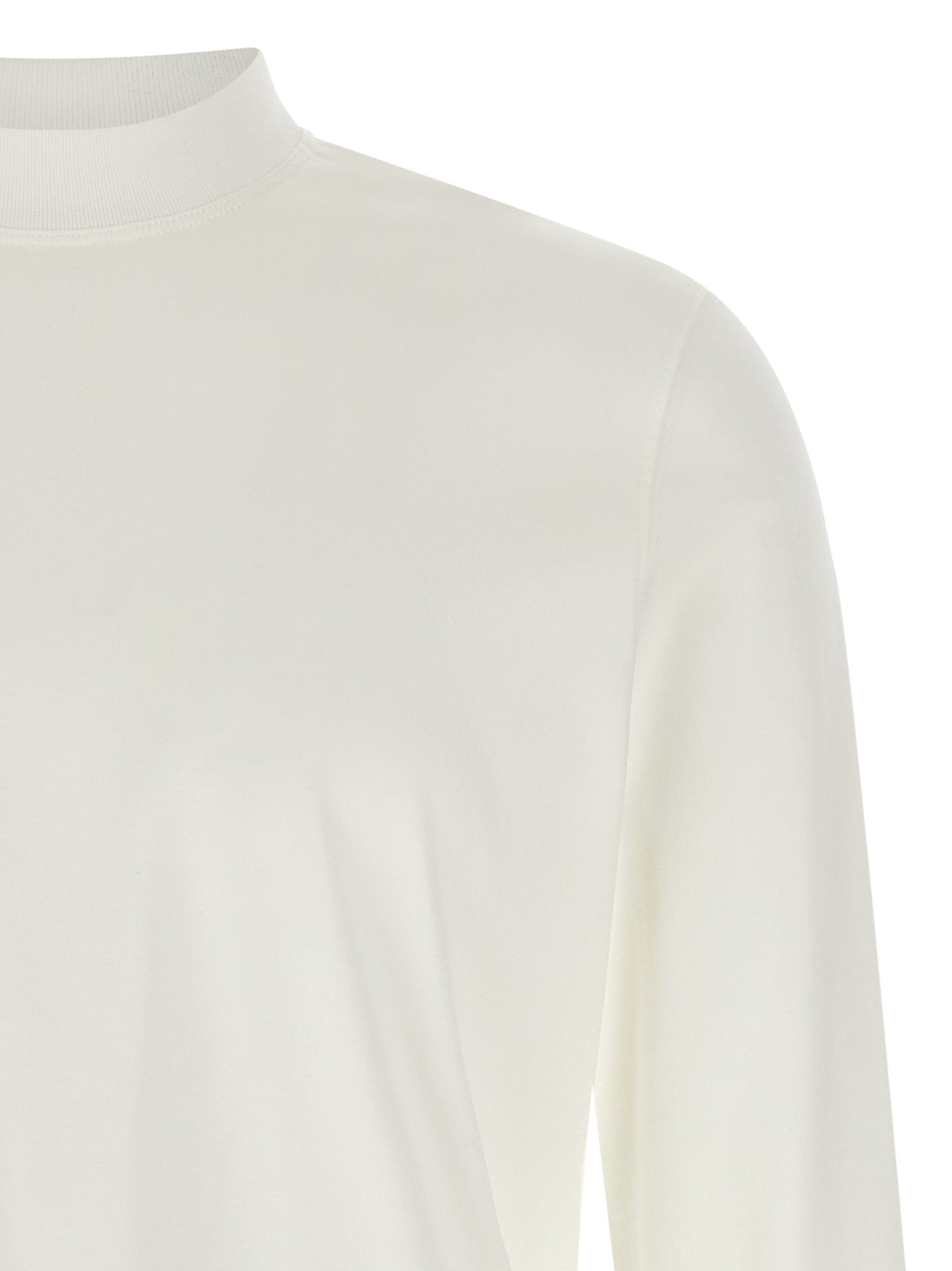 Brunello Cucinelli Weißes Baumwoll-T-Shirt