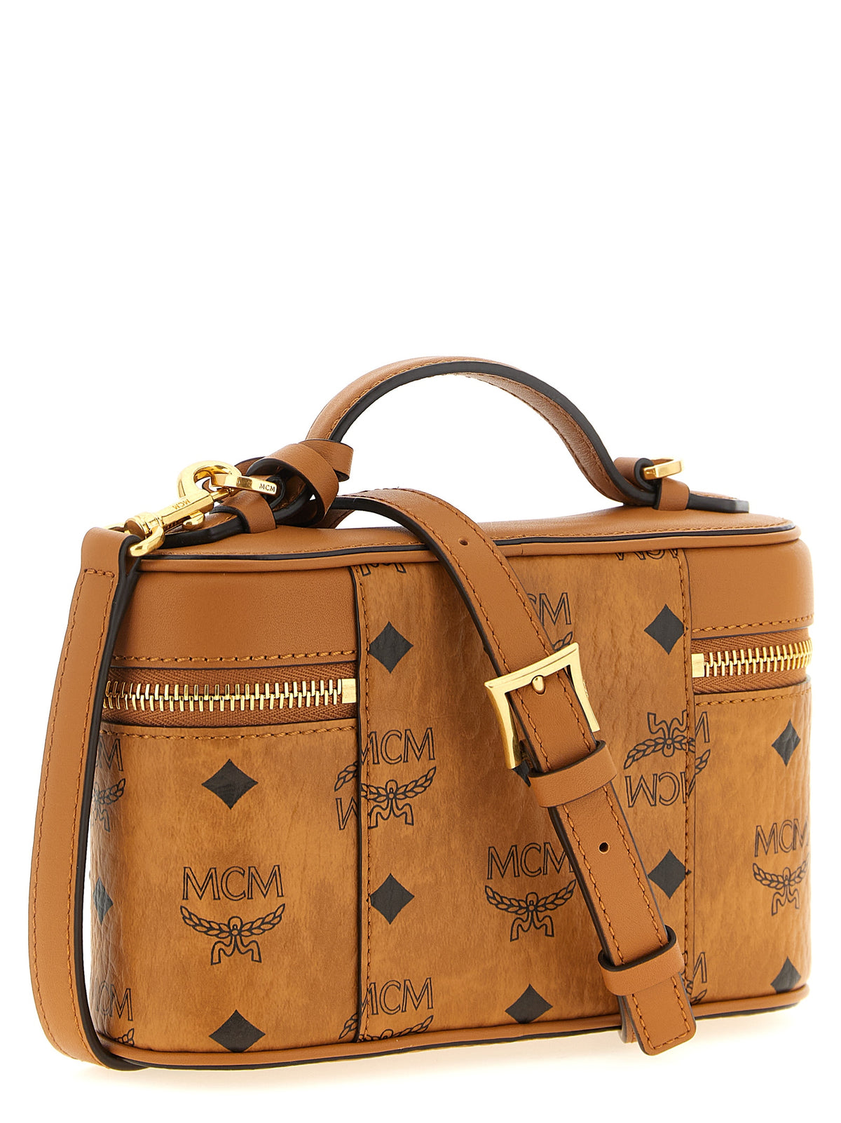 MCM Braune Handtasche aus Polyethylen