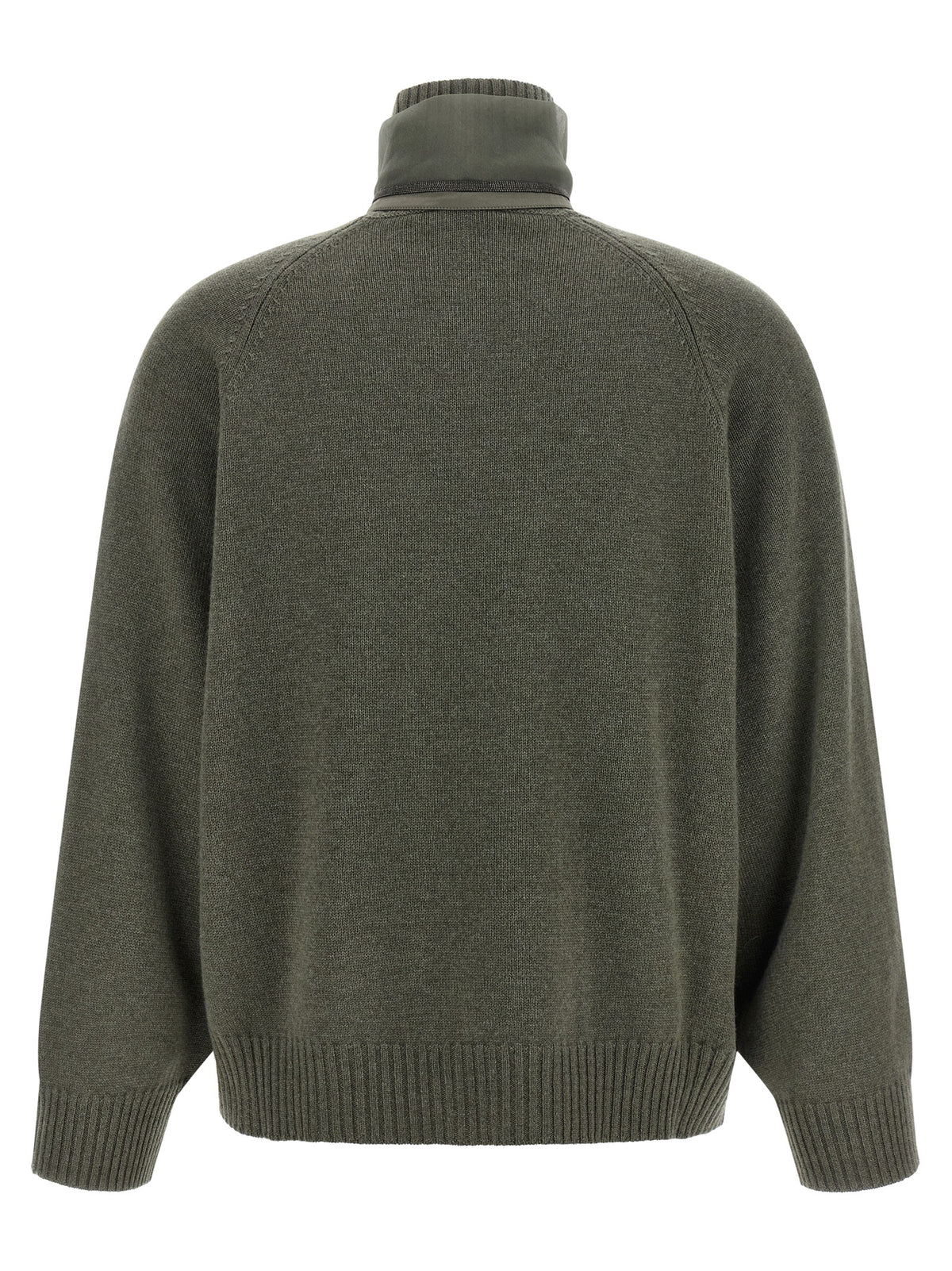 Brunello Cucinelli Zweifarbige Kaschmir-Strickjacke